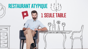 Insolite à Paris : la table unique de la Tête dans les Olives